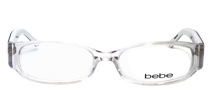 bebe Womens Designer Eyeglasses 5000 in Crystal :: Rx Single Vision