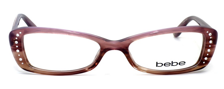 bebe Womens Designer Eyeglasses 5033 in Rose :: Rx Single Vision