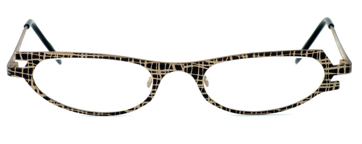 Harry Lary's French Optical Eyewear Spanky in Gold & Black (506) :: Rx Single Vision