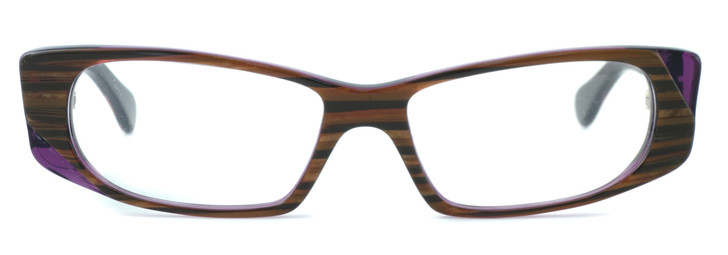 Harry Lary's French Optical Eyewear Kinky in Brown Stripe (418) :: Rx Single Vision