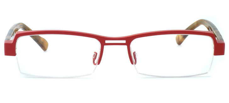 Harry Lary's French Optical Eyewear Trophy in Red Tortoise (360) :: Rx Single Vision