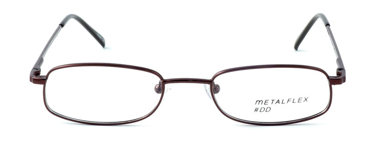 Calabria MetalFlex Designer Eyeglasses DD in Brown :: Rx Single Vision