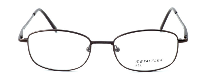 Calabria MetalFlex Designer Eyeglasses LL in Brown :: Rx Single Vision