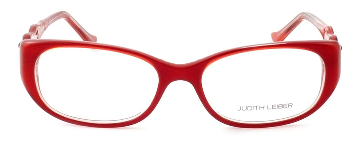 Judith Leiber Womens Designer Eyeglasses JL1639-06 in Red :: Rx Single Vision