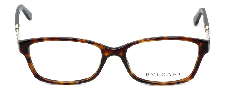 Bvlgari Designer Eyeglasses 4061B-851 in Tortoise 54mm :: Rx Single Vision