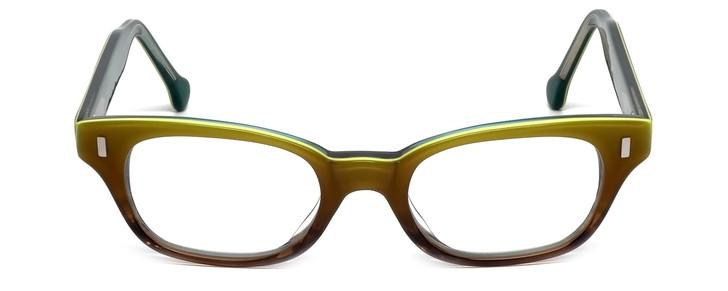 Calabria Elite Designer Eyeglasses CE105 in Yellow Fade :: Rx Single Vision