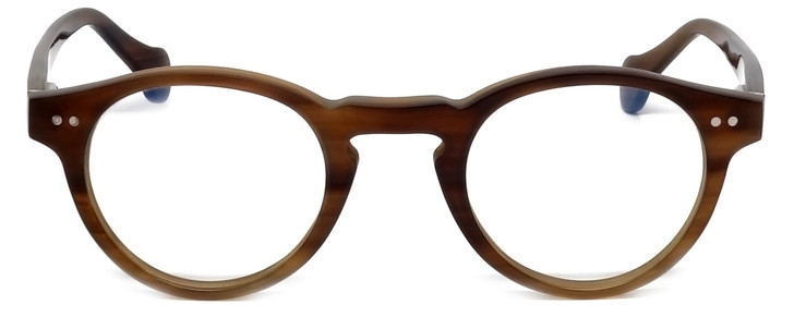 Calabria Elite Designer Eyeglasses CEBH122 in Brown Horn :: Rx Single Vision