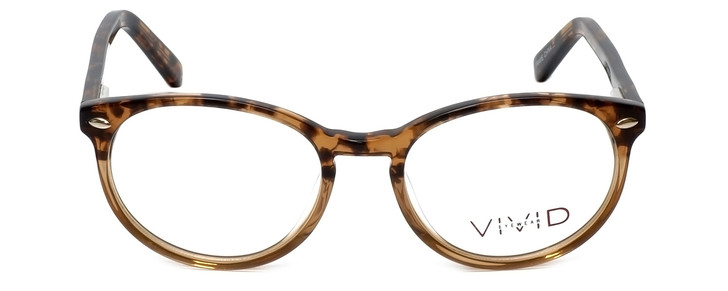 Calabria Viv Designer Eyeglasses 822 in Demi-Brown :: Rx Single Vision