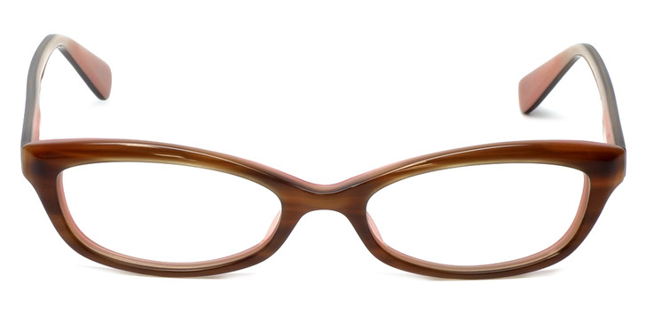 Oliver Peoples Designer Eyeglasses Marceau OTPI in Brown Stripe 51mm :: Rx Single Vision