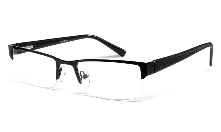 Calabria Viv 433 Designer Reading Glasses in Black