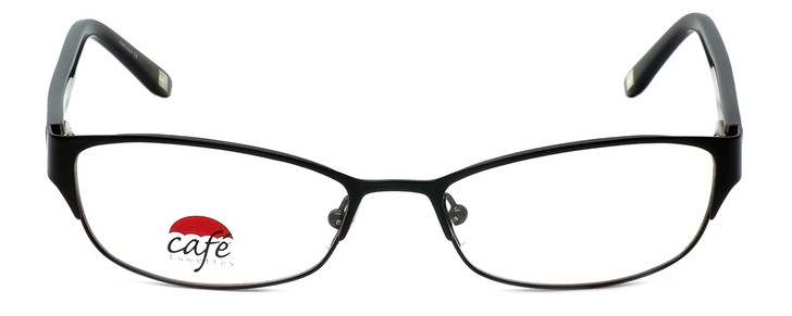 Silver Dollar Designer Eyeglasses Café 3152 in Ebony 52mm :: Rx Single Vision