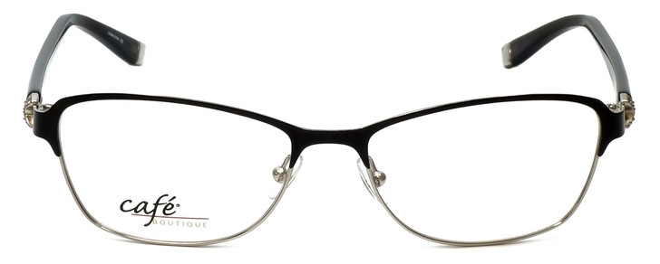 Silver Dollar Designer Eyeglasses CB1025 in Caviar 53mm :: Rx Single Vision