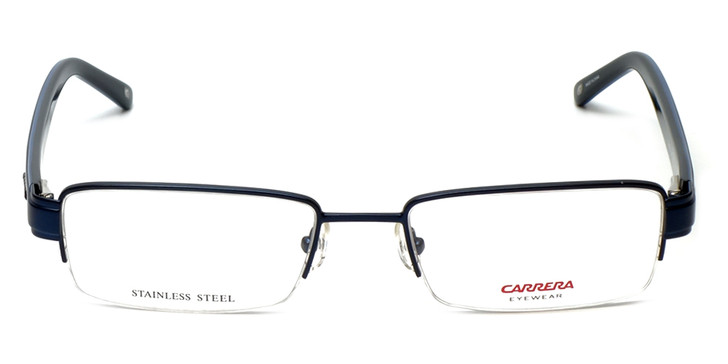 Carrera  Designer Eyeglasses CA7585-1P6 in Matte Blue 52mm :: Rx Single Vision
