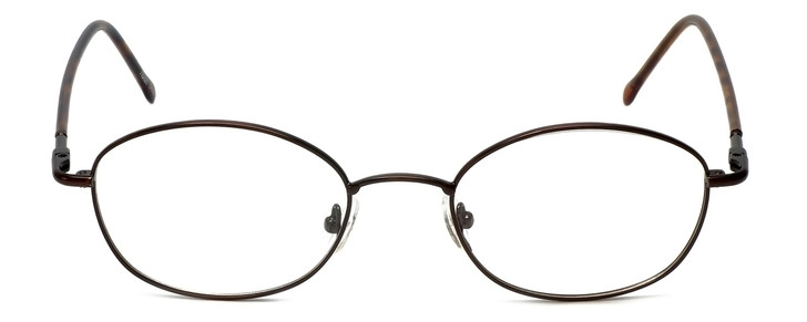 FlexPlus Collection Designer Eyeglasses Model 82 in Ant-Brown 50mm :: Rx Single Vision