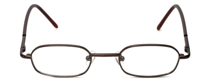FlexPlus Collection Designer Eyeglasses Model 98 in Brown 43mm :: Rx Single Vision