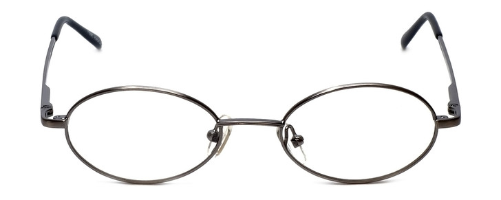 MetalFlex Designer Eyeglasses Model S in Ant-Silver 46mm :: Rx Single Vision