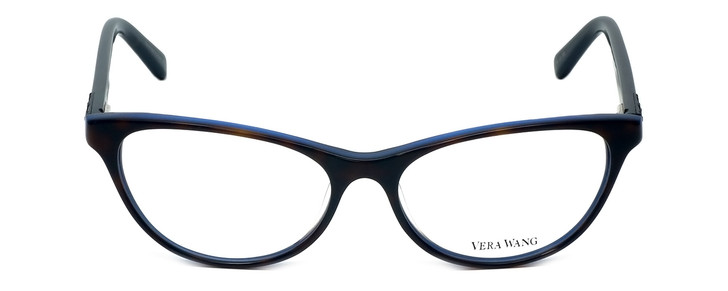 Vera Wang Designer Eyeglasses V360 in Blue-Tortoise 53mm :: Rx Single Vision