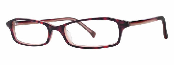 Calabria Splash Designer Eyeglasses 51 in Red Tortoise :: Progressive