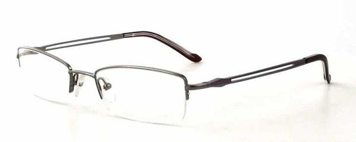 Calabria Viv Designer Eyeglasses 306 Silver Amethyst :: Progressive