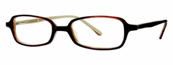 Calabria Viv Designer Eyeglasses 751 in Mocha :: Progressive