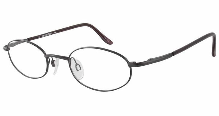 Marcolin Designer Eyeglasses 6723-538 in Dark Gun-Metal :: Progressive
