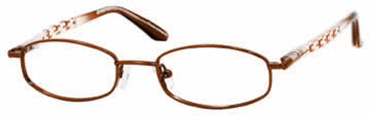 Seventeen Designer Eyeglasses 5331 in Brown :: Progressive
