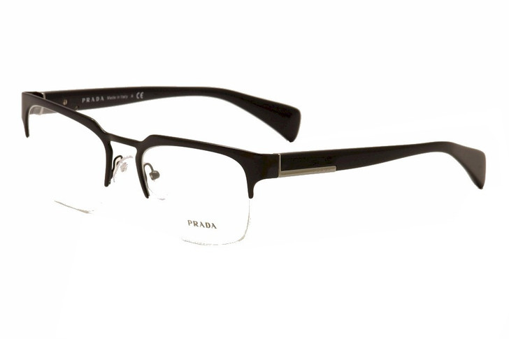 Prada Designer Reading Glasses VPR66Q in Black-Silver - Speert International