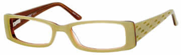 Seventeen Designer Eyeglasses 5352 in Mint-Amber :: Progressive