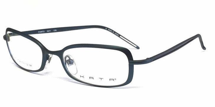 Kata Designer Eyeglasses 239 Punto in Navy :: Progressive