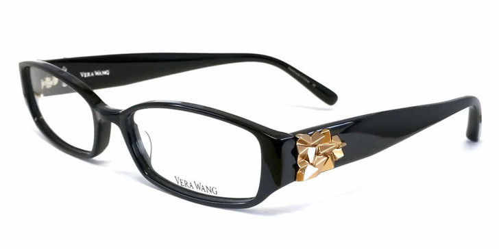 Vera Wang Designer Eyeglasses V055 in Black :: Progressive