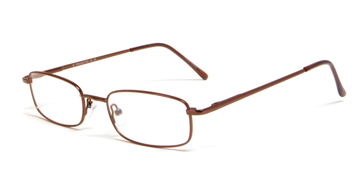 Calabria Trendsetter Designer Eyeglasses 36 in Brown :: Progressive