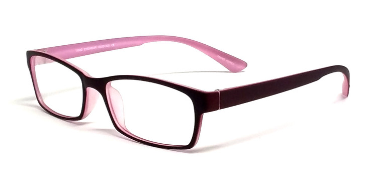Calabria Vivid 220 Designer Reading Glasses in Black-Pink