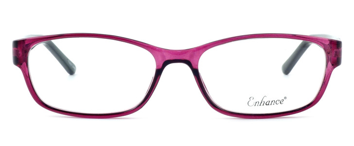 Enhance Optical Designer Eyeglasses 3959 in Purple-Black :: Progressive