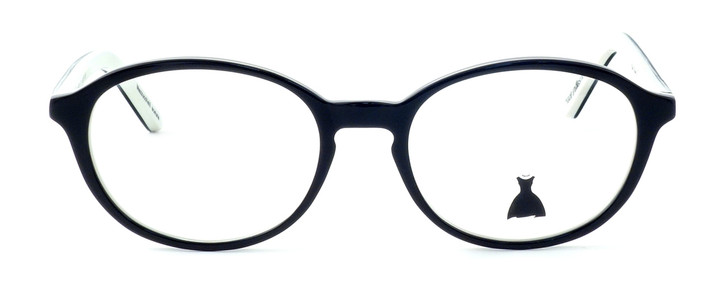 Madison Montgomery Designer Eyeglasses Made in the USA M011-01 in Ebony Ivory :: Progressive