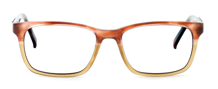 Parkman Handcrafted Eyeglasses Francesa in Cranberry Tan with Wine Cork ; Made in the USA :: Progressive