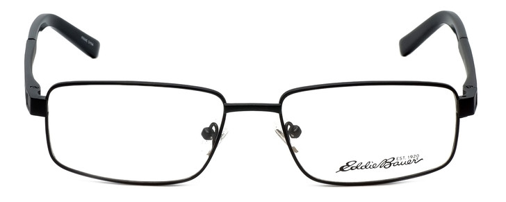 Eddie Bauer Designer Eyeglasses EB8423-Black in Black 56mm :: Progressive