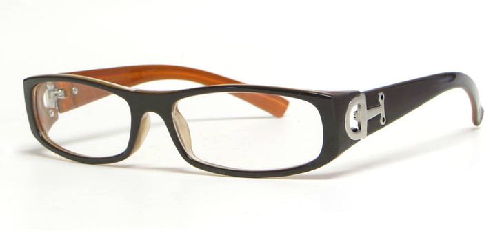 Calabria "Opti Clear" Designer Reading Glasses 3486 in Brown Orange