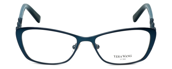 Vera Wang Designer Eyeglasses Spica in Teal 50mm :: Progressive