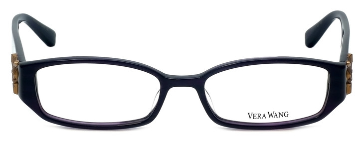 Vera Wang Designer Eyeglasses V055 in Plum 51mm :: Progressive