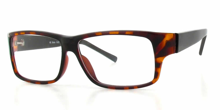 Soho Designer Eyeglasses 1002 in Demi Black :: Rx Bi-Focal