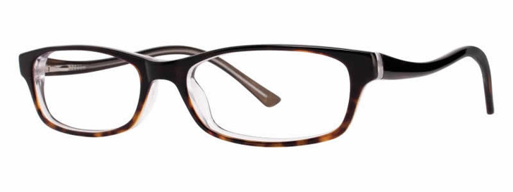 Calabria Splash Designer Eyeglasses 56 in Black-Tortoise :: Rx Bi-Focal