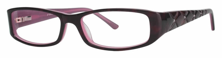 Calabria Viv Designer Eyeglasses 685 in Purple :: Rx Bi-Focal