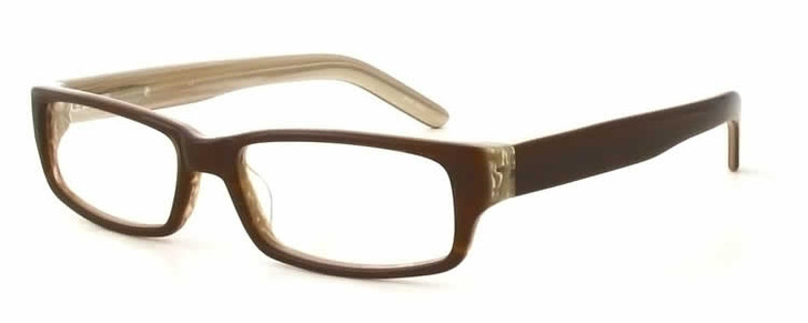 Calabria Viv Designer Eyeglasses 726 in Toffee Cream :: Rx Bi-Focal