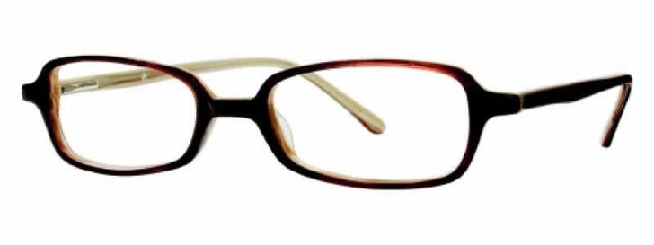 Calabria Viv Designer Eyeglasses 751 in Mocha :: Rx Bi-Focal