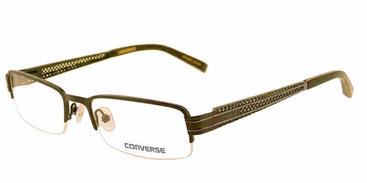 Converse Designer Eyeglasses Bumper in Brown :: Rx Bi-Focal