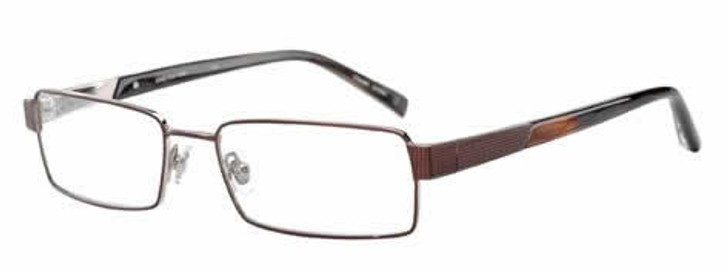 Jones NY Designer Eyeglasses J322 in Brown :: Rx Bi-Focal