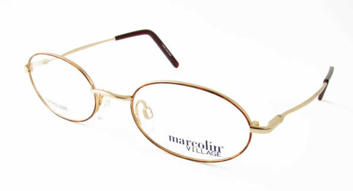 Marcolin Designer Eyeglasses 6715 47 mm in Gold :: Rx Bi-Focal