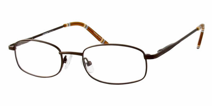 Seventeen Designer Eyeglasses 5305 in Brown :: Rx Bi-Focal