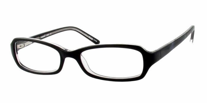 Seventeen Designer Eyeglasses 5330 in Black :: Rx Bi-Focal