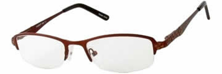 Seventeen Designer Eyeglasses 5360 in Brown :: Rx Bi-Focal